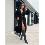 Cardigan Tricot Preto Jushy