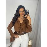 Bata Marrom Leila