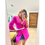 Blazer Alongado Fuccsia Lia