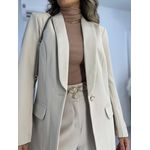 Blazer Alongado Nude Lia