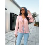 Blusa Acetinada Rosê Lilian