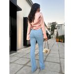 Blusa Acetinada Rosê Lilian