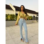 Blusa Acetinada Verde Lilian
