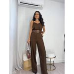 Conjunto Alfaiataria Marrom Luise