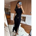 Vestido Midi Preto Luma