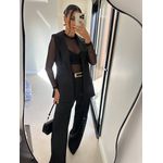 Conjunto Alfaiataria Preto Lyna