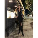 Vestido Midi Modal Preto Maluy