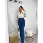 Calça Jeans Boot Cut Escura Marie