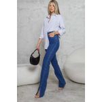 Calça Jeans Boot Cut Escura Marie