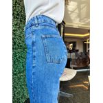 Calça Reta Jeans Mily Escura