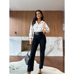Calça Jeans Reta Mily Preta