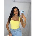 Body Decote Quadrado Manteiga Misey