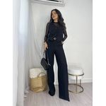 Conjunto Alfaiataria Preto Olga