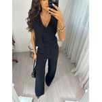 Conjunto Alfaiataria Preto Olga