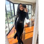 Vestido Midi Sabrine Preto