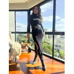 Vestido Midi Sabrine Preto