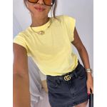 Blusa Muscle Butter Yellow Sandri