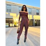 Calça Cargo Marrom Sydi
