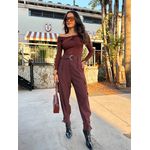 Calça Cargo Marrom Sydi