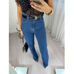 Calça Wide Leg Sofi Escura