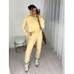 Conjunto Moletom Joger Suly Nude