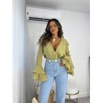 Blusa Boho Verde Suzan