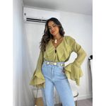 Blusa Boho Verde Suzan