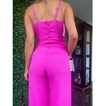 Calça Wide Leg Tulipa Rosa