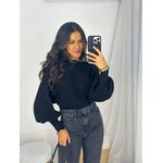 Blusa Tricot Preta Wendy