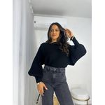 Blusa Tricot Preta Wendy