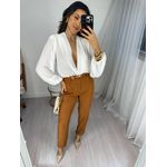Calça Alfaiataria Zhara Caramelo