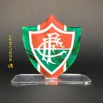 Placa Escudo - Mod. Topo Ponta + Base Sublimável! - 100x110x5mm