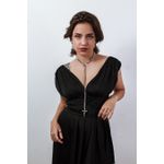 Colar Slip Chain Shungita