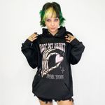 Moletom Canguru Preto Keep My Heart