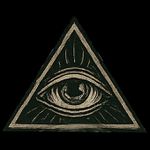 Moletom Canguru Preto Caveira Iluminati