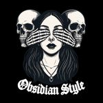 Moletom Canguru Preto Caveiras & Mãos Vendadas