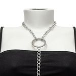 Body Chain Nephrita Prateado