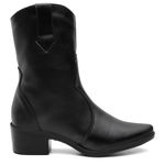 Bota Bruna Feminina Cano Médio Western