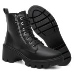 Bota Luiza Preto Coturno