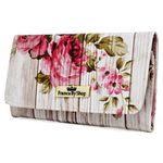 Kit Com 2 Bolsas Femininas Transversais e 1 Carteira Floral