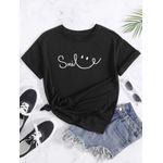 Camiseta Estampada Frente Smile Sorria
