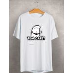 Camiseta Estampada Frente Tem Café