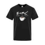 Camiseta Estampada Frente Equação Formula Café