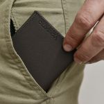 Carteira Vertical Slim Masculina Feminina em Couro Marrom