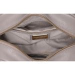 Bolsa Pequena em Couro de Pirarucu (Arapaima gigas) Fendy Esc. Natural 