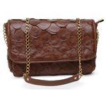 Bolsa em Couro de Pirarucu (Arapaima Gigas) Pecan Escama Natural