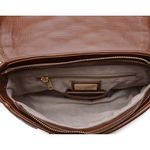 Bolsa em Couro de Pirarucu (Arapaima Gigas) Pecan Escama Natural