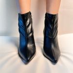 BOTA RIHANNA COURO - PRETA