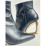 BOTA RIHANNA COURO - PRETA