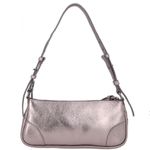 BOLSA LB RETANGULAR ALÇA COURO - TITANIO